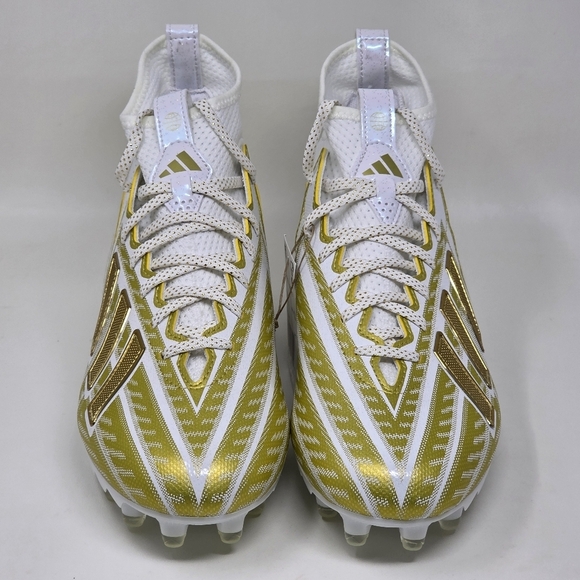 Adidas Freak 23 Inline Gold White Football Cleats HP2445 Men's Size 11 New - Picture 5 of 11